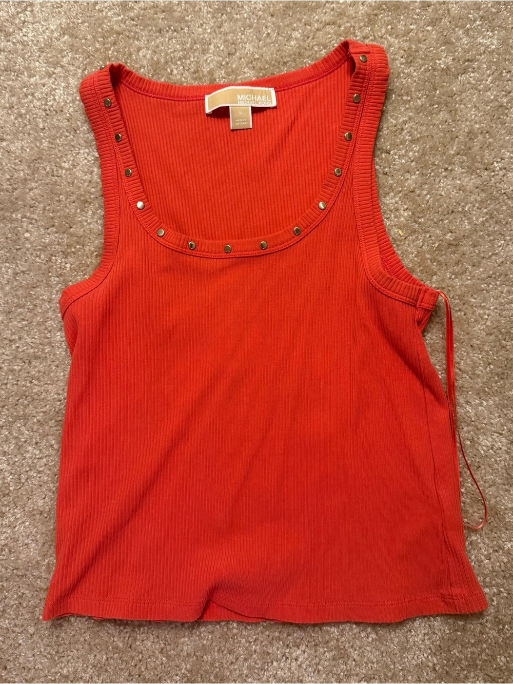 Michael kors never worn coral tank top blouse